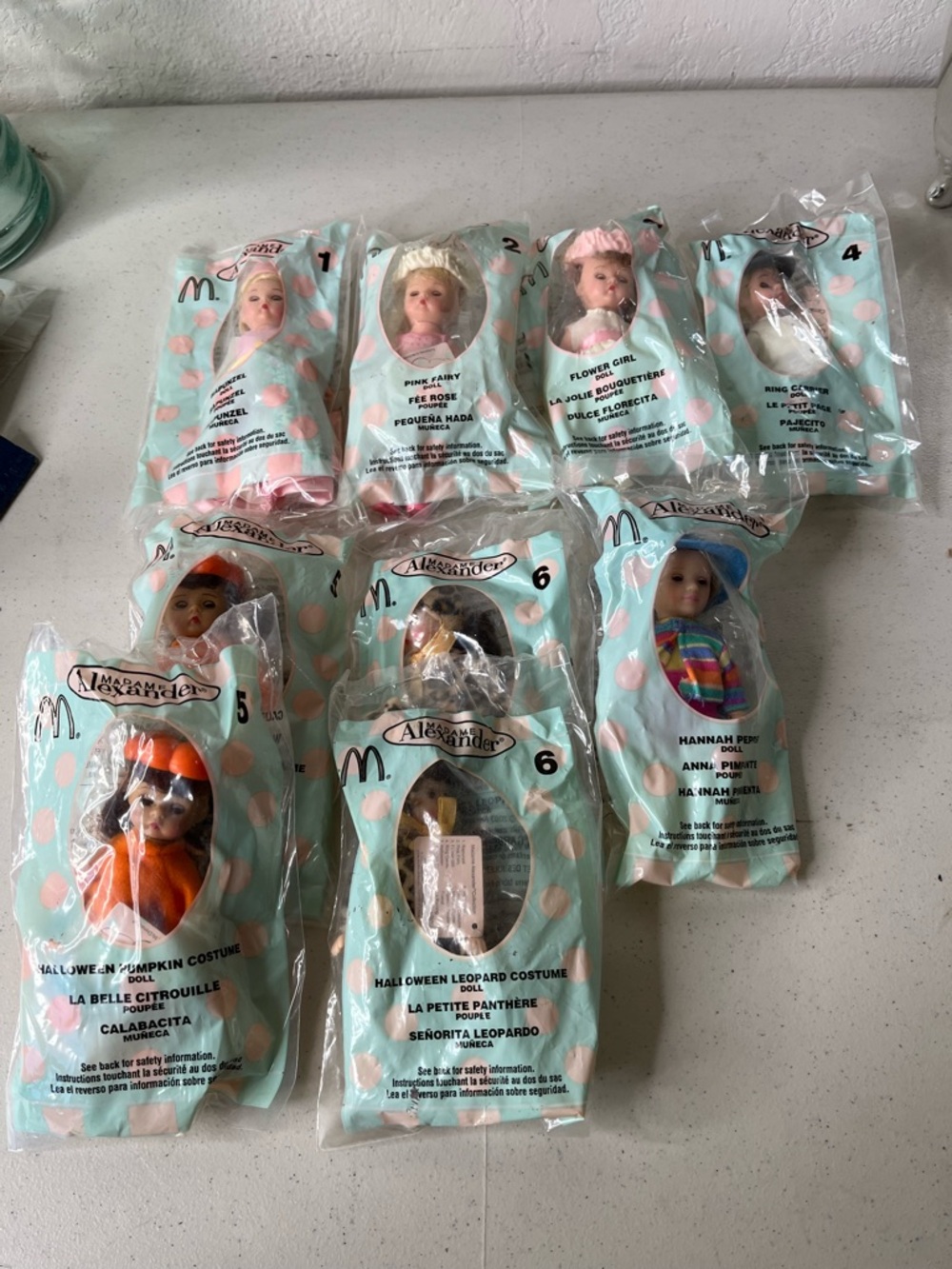 McDonald's Madam Alexander Costume Dolls 2003
